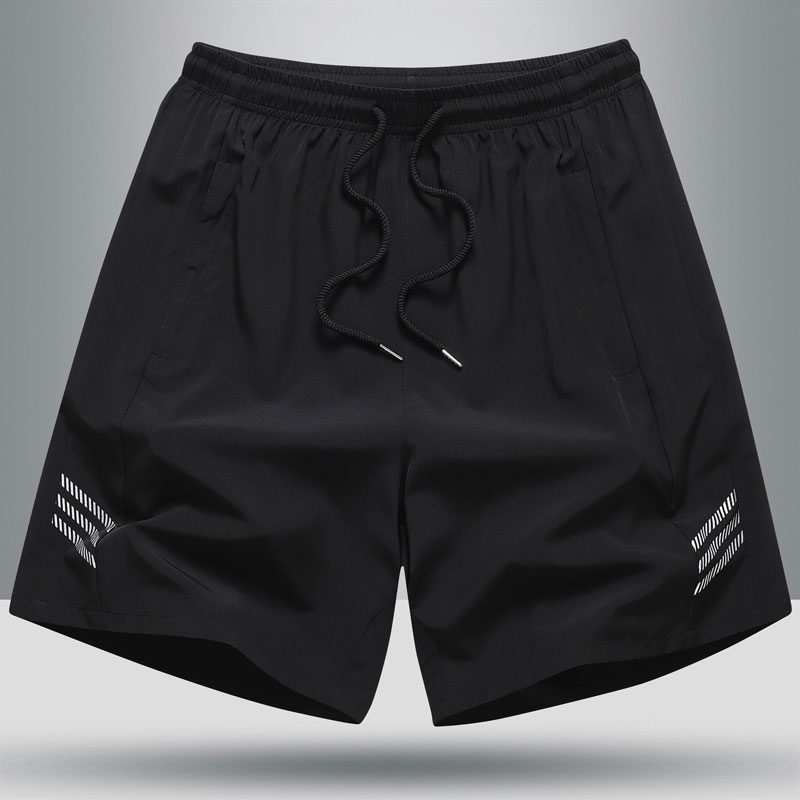 Quần Short Thể Thao Vải Lụa Lạnh Mỏng Nhanh Khô Thời Trang Mùa Hè Cho Nam