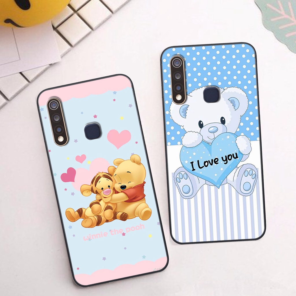 Ốp Vivo Y19 / U3 in hình gấu cute dễ thương siêu xinh đáng yêu