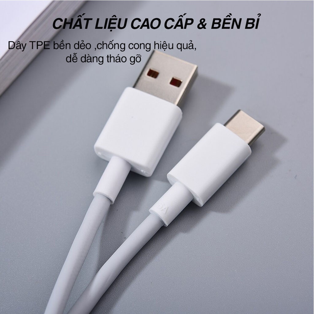 Dây sạc Type C 33w BACARAT - Hàng chính hãng