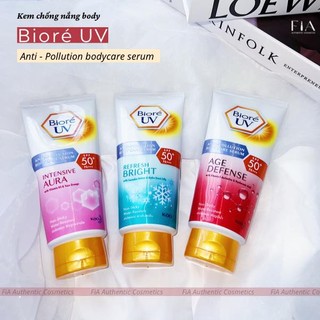 Serum Chống Nắng Dưỡng Thể Kháng Bụi Sáng Mịn Biore UV SPF 50+/PA+++ (50ml-150ml)