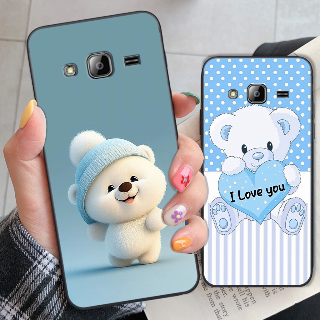 Ốp Samsung J310 / J3 2016 in hình gấu cute dễ thương siêu xinh đáng yêu