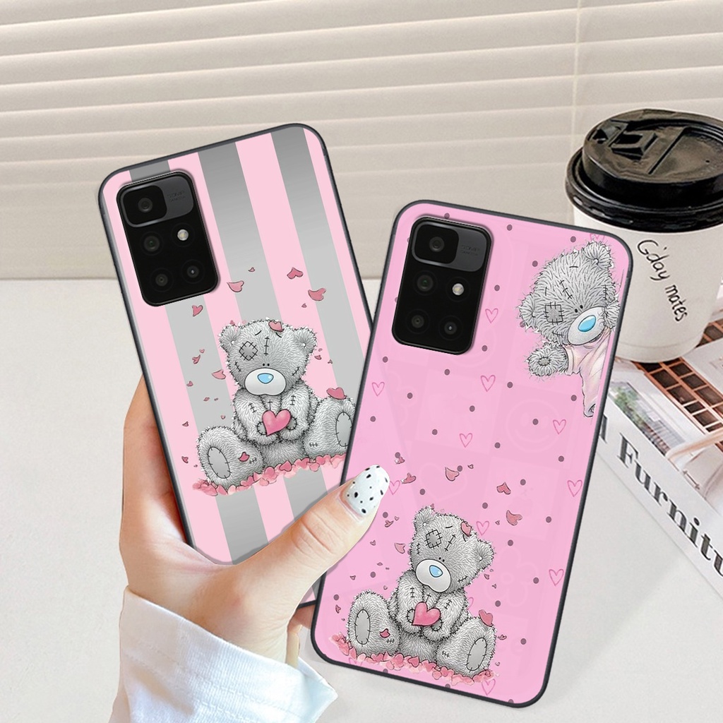 Ốp Xiaomi Redmi 10 in hình gấu cute dễ thương siêu xinh đáng yêu