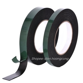 Băng keo xốp đen 2 mặt siêu dính chống nước 1.6F - 2.4F
