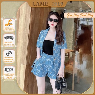 Bộ vest, set nữ gồm 2 món thời trang sanh chảnh cá tính mang đậm phong cách hàn quốc tạo sự trẻ trung thanh lịch
