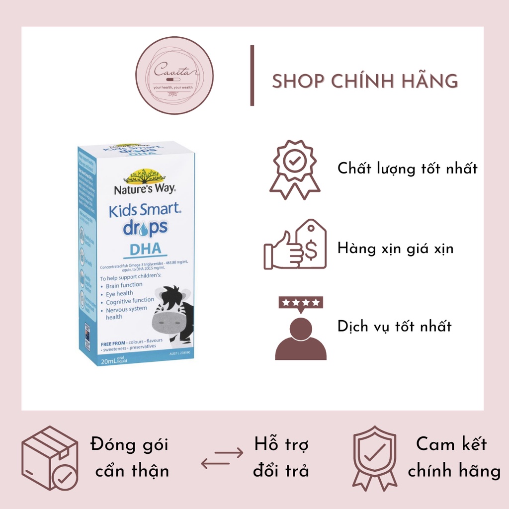 DHA nhỏ giọt cho bé