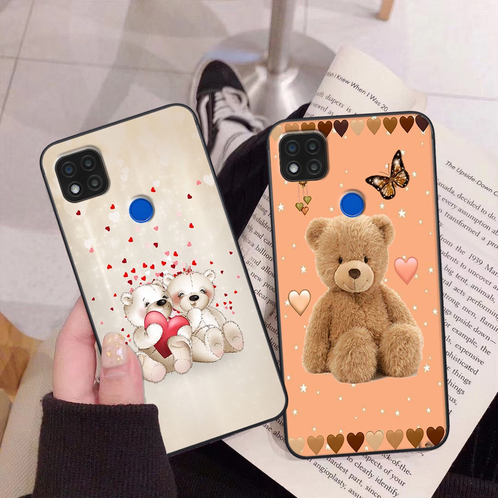 Ốp Xiaomi Redmi 9C in hình gấu cute dễ thương siêu xinh đáng yêu