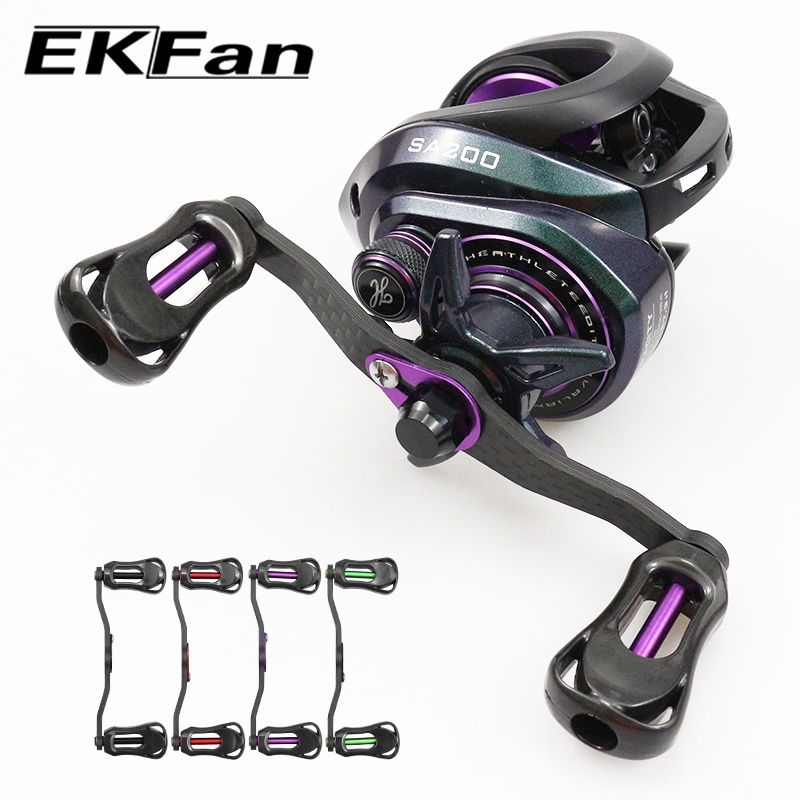 Tay Quay Máy Câu Cá abu Daiwa Shimano Bằng Sợi Carbon Dài 105MM