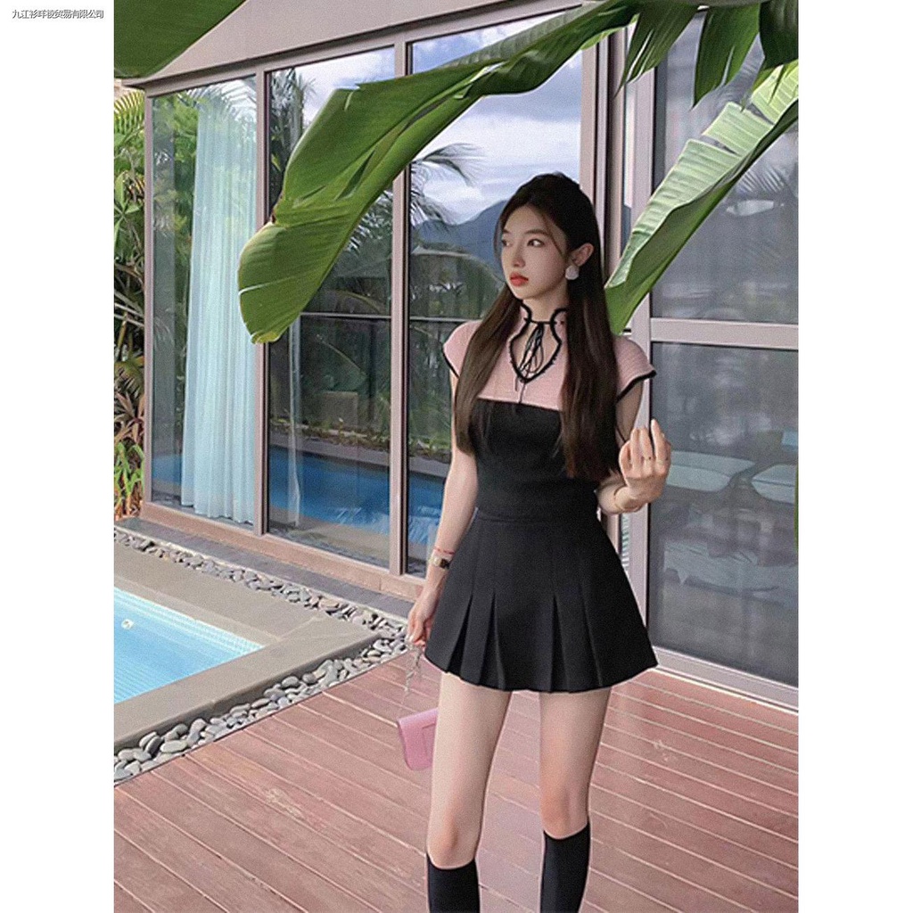 Áo Dệt Kim Tay Ngắn Dáng Ôm Thời Trang Xuân Hè Thiết Kế Mới Cho Nữ