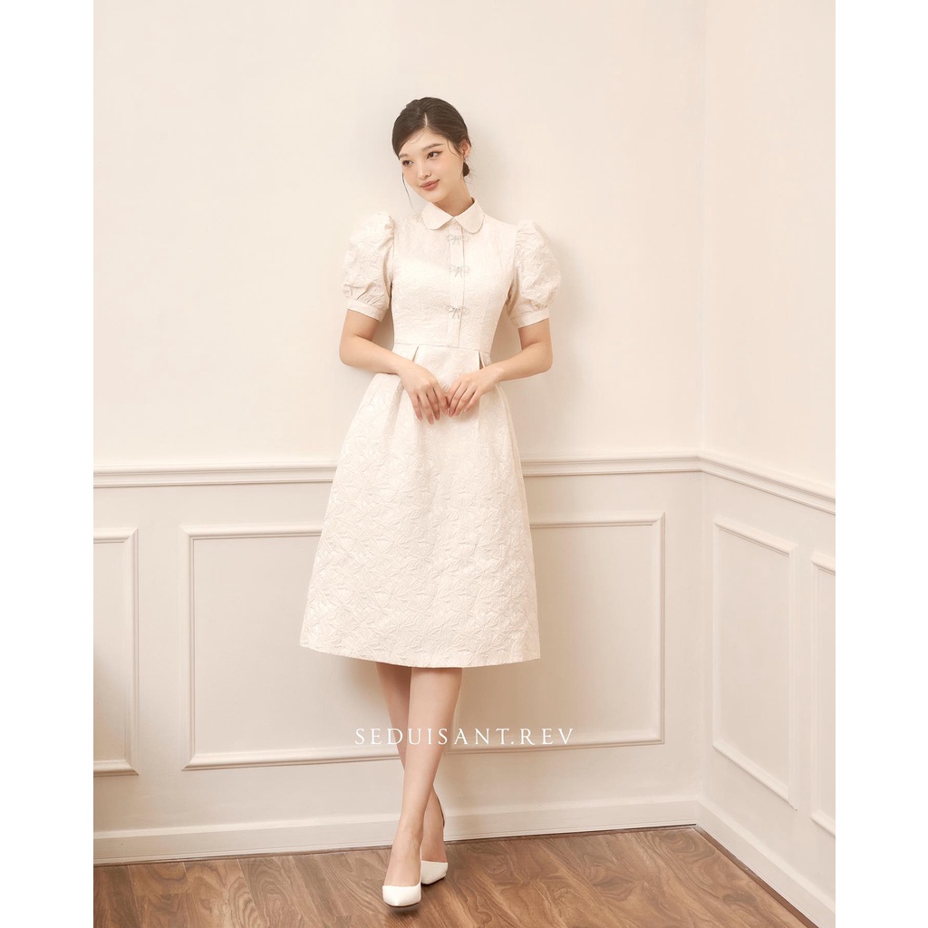 Jennifer Dress - váy sơ mi hở lưng dáng dài SEDUISANT.REV
