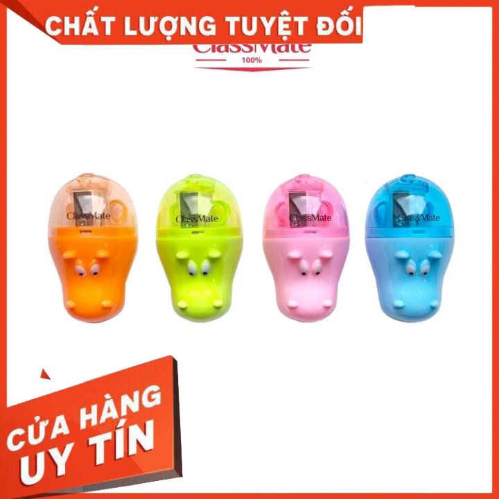 Gọt Bút Chì Hình Con Hà Mã Dễ Thương CLASSMATE Làm Bằng Kim Loại Không Gỉ, Sử Dụng Cho Các Loại Chì Gỗ CL-PS201