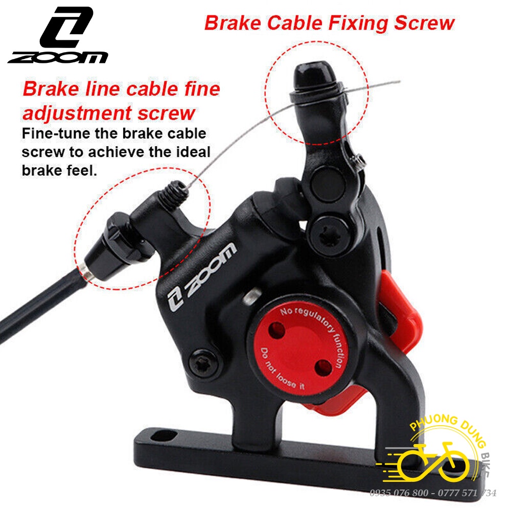 Bộ Cụm phanh thắng đĩa cho xe đạp Road ZOOM R-200