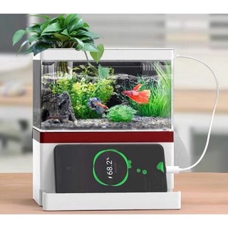 Bể cá công nghệ mới mini fish tank gebo m7, m9 phụ kiện đầy đủ