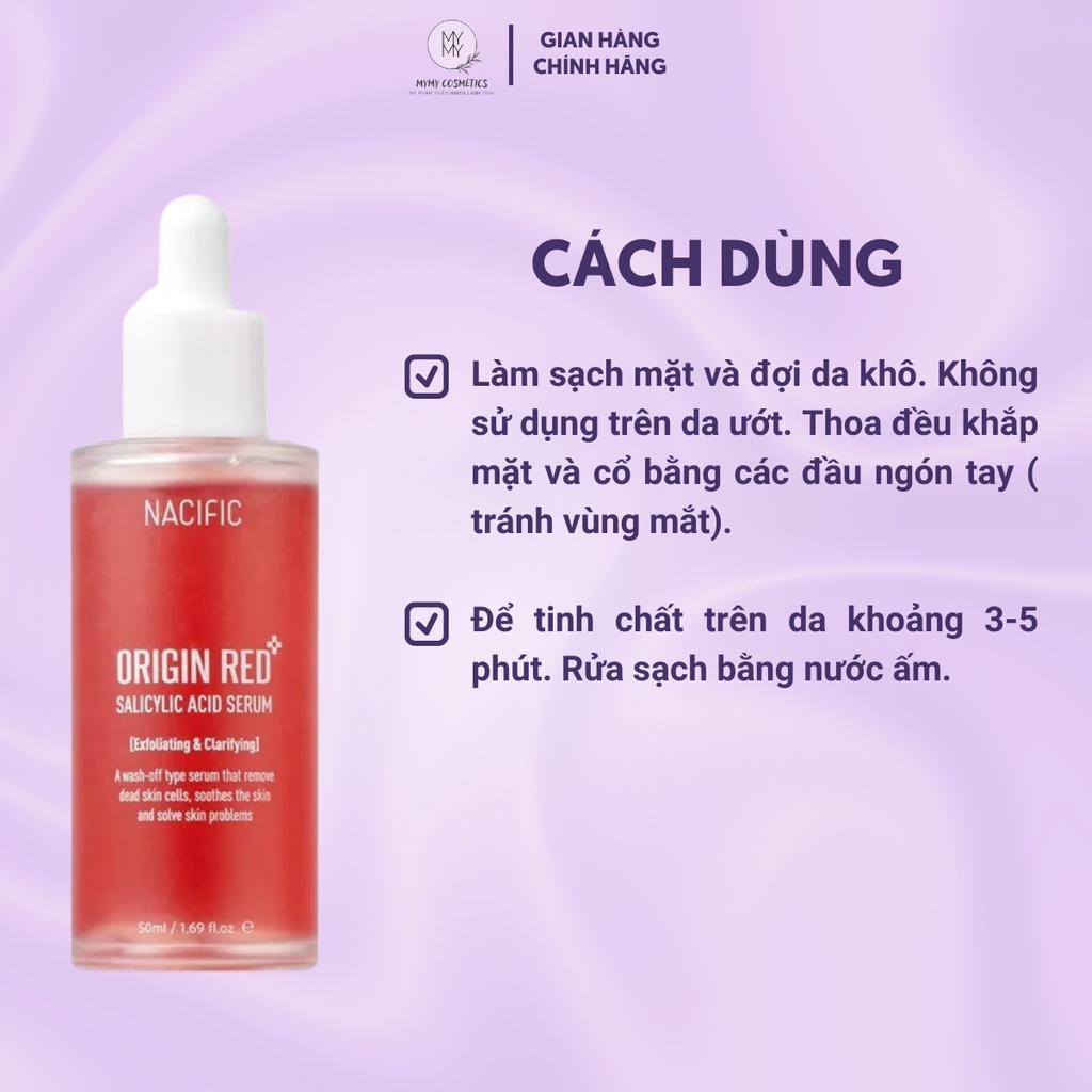 Tinh Chất Tẩy Tế Bào Chết Nacific Origin Red Salicylic Acid Serum 50ml