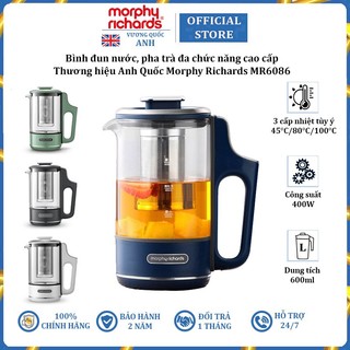 Bình đun nước, hâm nóng, pha trà đa năng Morphy Richards MR6086 400W - Hành Nhập Khẩu Cao Cấp