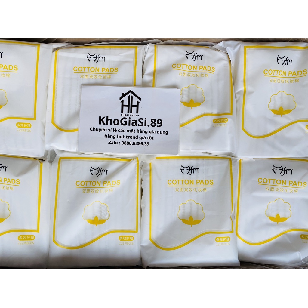 Bông Tẩy Trang Mèo. Gói 222m Hàng Nội Địa Trung