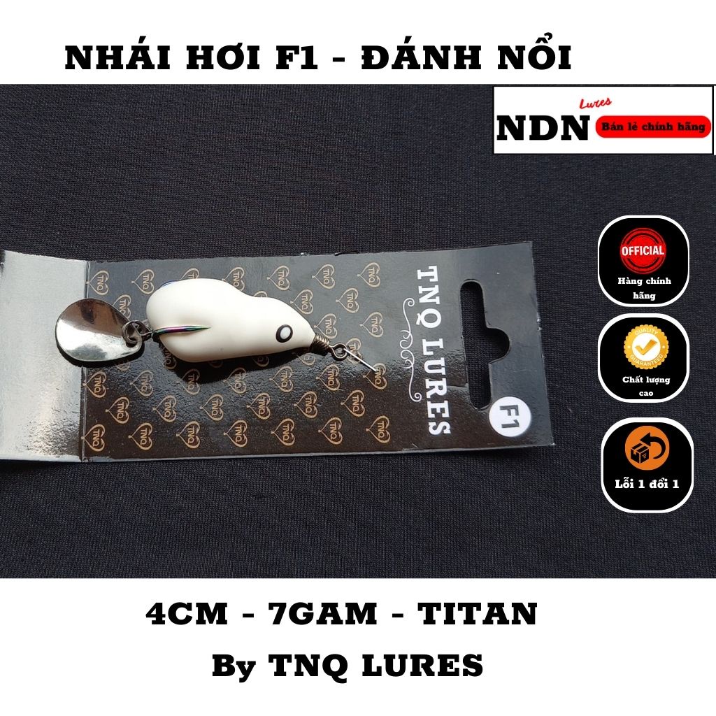 Mồi lure NHÁI HƠI T1,T3,F1,F2 TNQ Lure, mồi giả câu cá lóc action NỔI/ CHÌM