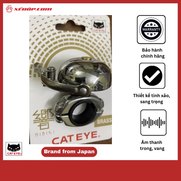 Chuông CatEye HIKIBI OH-2300B 5550246 - Polish Brass