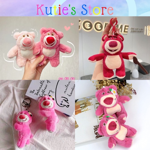 MÓC KHÓA GẤU LOTSO KHÓA VÀNG ĐANG YÊU NGỘ NGHĨNH