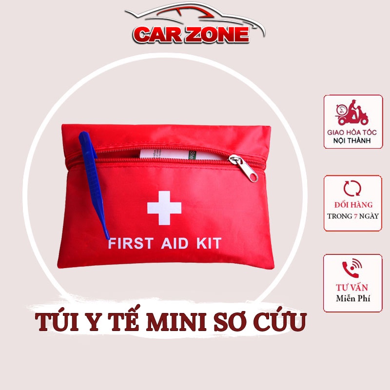 Túi Để Ô Tô, Túi Y Tế Mini First Aid Kit Dụng Cụ Cá Nhân Sơ Cứu Khi Đi Du Lịch
