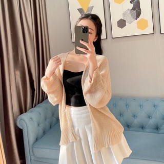 Áo Cadigan Len Mỏng Hottrend Phong Cách Hàn Quốc