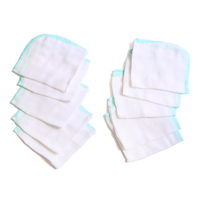 Combo 20 khăn sữa Xô 6 lớp cao cấp Bé Mi mềm mại, dày mịn mềm siêu thấm hút cho bé  - Khăn xô sữa