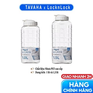 Bình nước Jug Lock&Lock 1.0L- 1,5 L - Nắp màu trắng - HAP810//HAP812