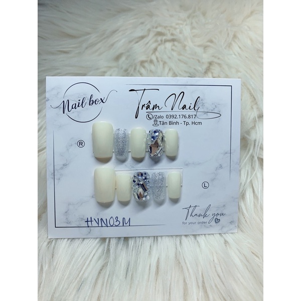 Nail Box thiết kế 35k lấy tương tác ạ ❤️ Kèm tăm, dũa, keo dán, keo chai, cồn