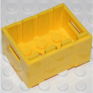 [1 Cái] LEGO Thùng Thưa 3 x 4 x 1 2/3 Kích Thước: 2,4 x 3,2 x 1,79 cm, Màu Vàng ID 4599378 30150