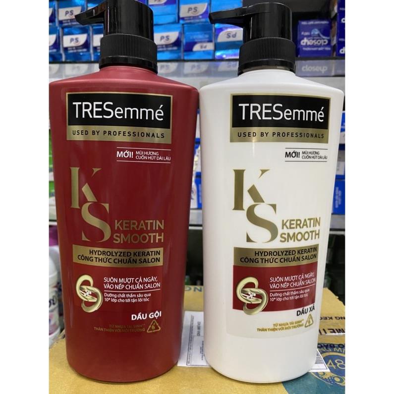 Dầu Gội Và Xả Tresemme 640g và 620g