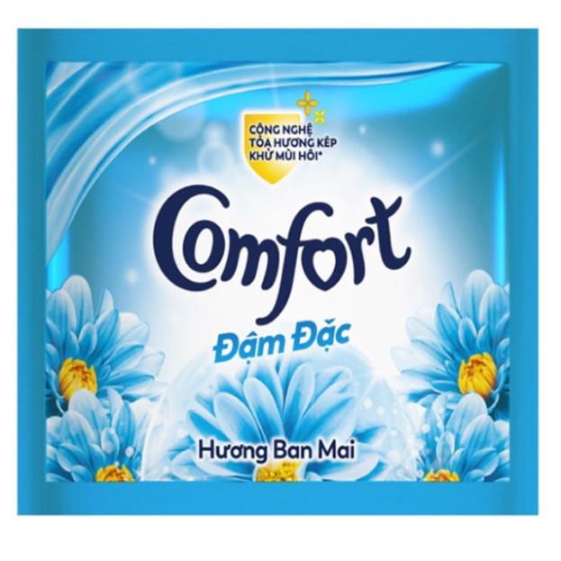 10 gói Nước Xả Vải Comfort Đậm Đặc Hương Ban Mai Gói 20ml /1 gói