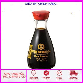 Nước Tương/Xì dầu Kikkoman Soy Sauce chai thủy tinh 150ml