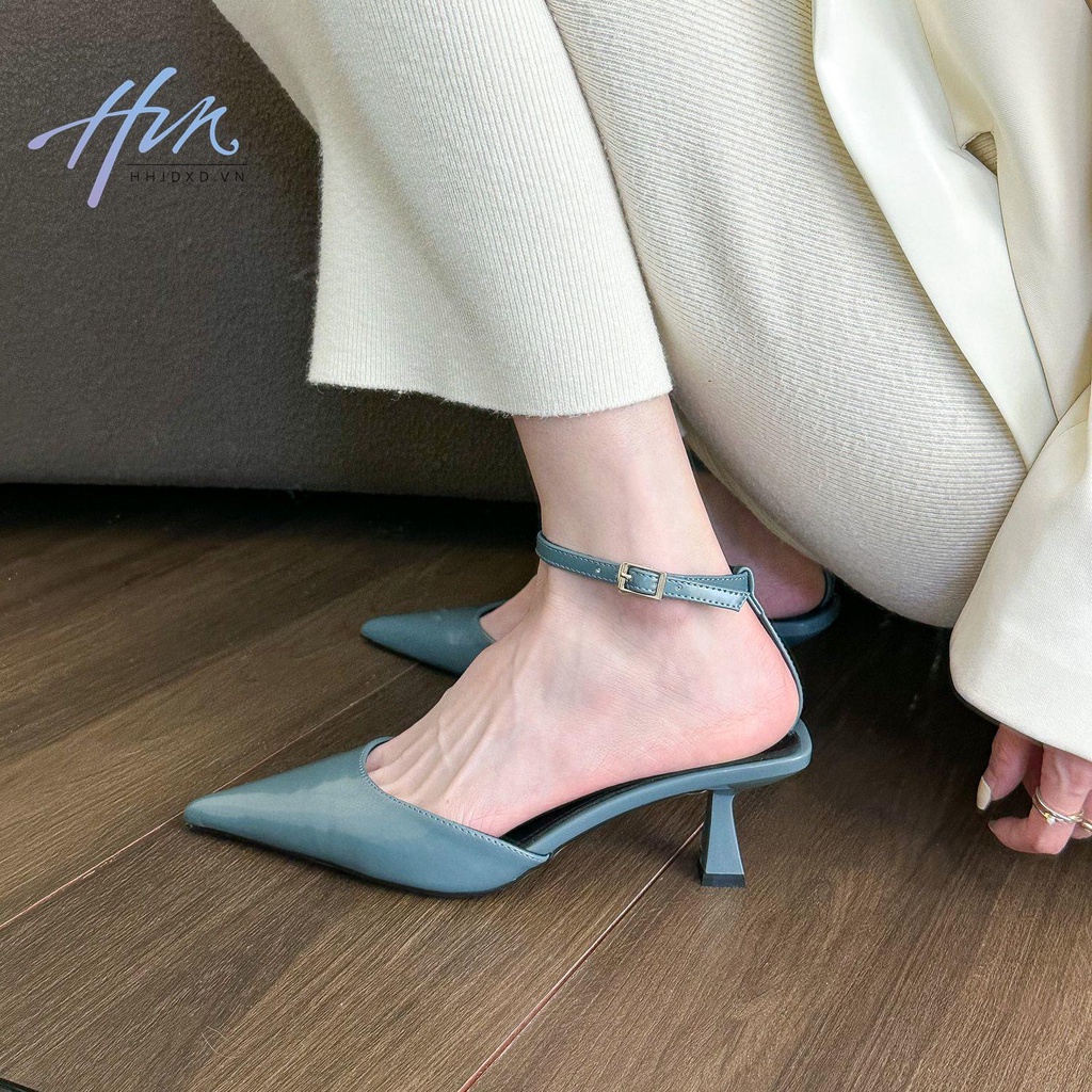 Sandal Cao Gót Mũi Nhọn Thiết Kế Mới Thời Trang Mùa Xuân Hè 2023 Dành Cho Nữ
