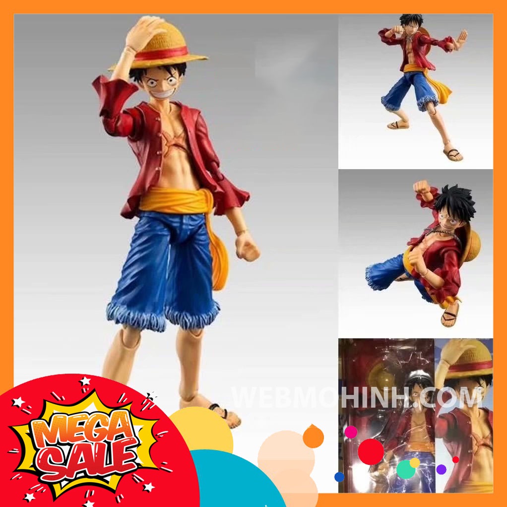 🌟GIÁ HỦY DIỆT🌟 Mô Hình Luffy Mũ Rơm Có Khớp One Piece Đảo Hải Tặc Fullbox