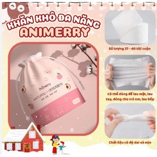 Khăn Lau Animerry Cuộn 40 Khăn