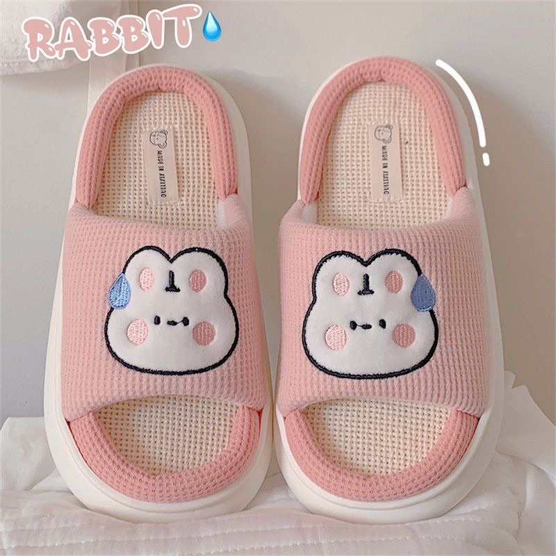 Dép bông,dép đi trong nhà Thỏ Rabbit dễ thương phong cách Ulzzang