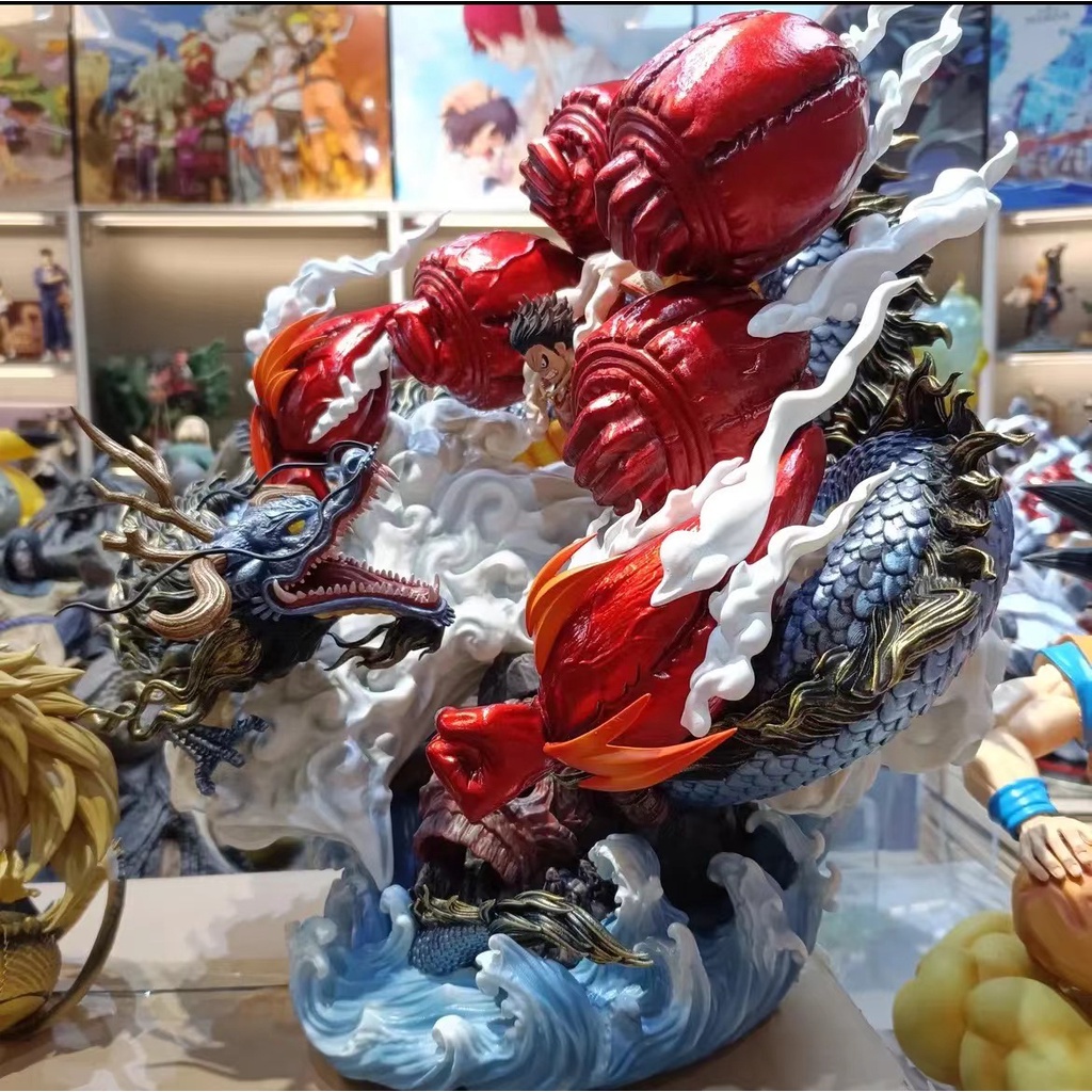MH57 Mô hình Luffy vs Kaido mới ra cao 40cm cực đẹp - Mô hình One Piece Luffy Gear 4 A1