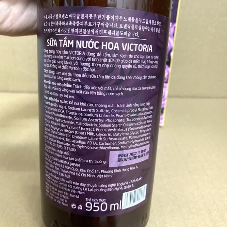 Sữa tắm nước hoa Victoria 950ml