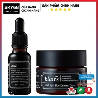 Tinh chất làm dịu, phục hồi da klairs midnight blue youth activating drop 20ml - hana
