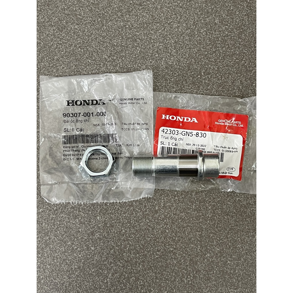 Tán ống chỉ dĩa xe wave nhỏ zx 100 42303GN5830 90307001000 hàng chính hãng