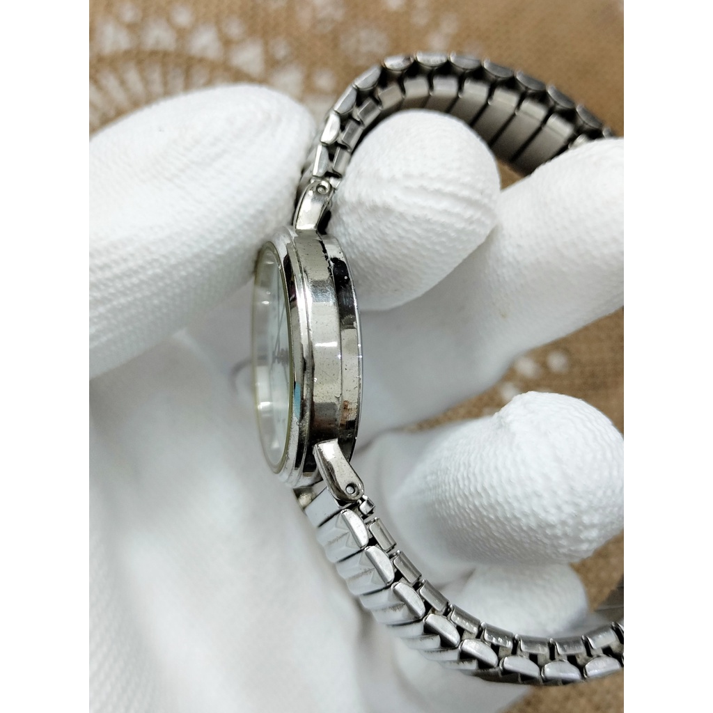 Đồng hồ nữ Jaxis hàng si Nhật số tự nhiên, dây chun