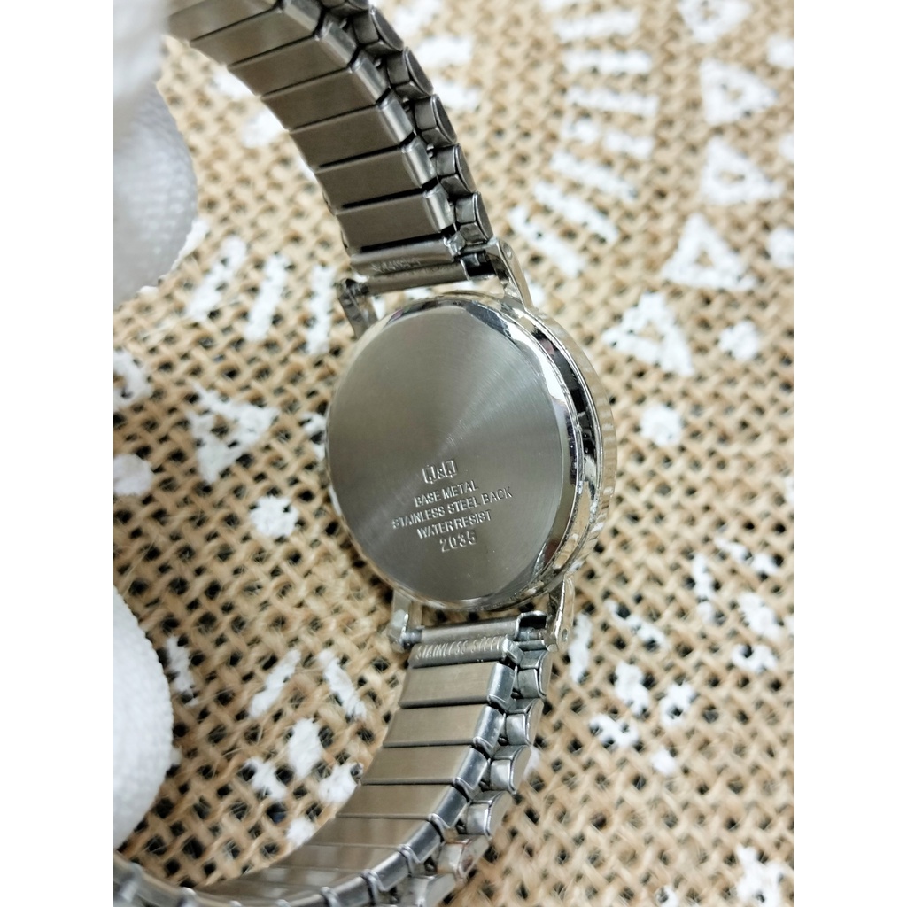 Đồng hồ nữ Jaxis hàng si Nhật số tự nhiên, dây chun