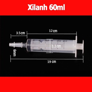 Xilanh 60ml chiết nước hoa, ống tiêm y tế 60ml - xl60b