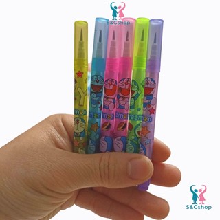 Bút chì khúc lùn học sinh set 6 cây nhỏ gọn bằng nhựa tiện lợi