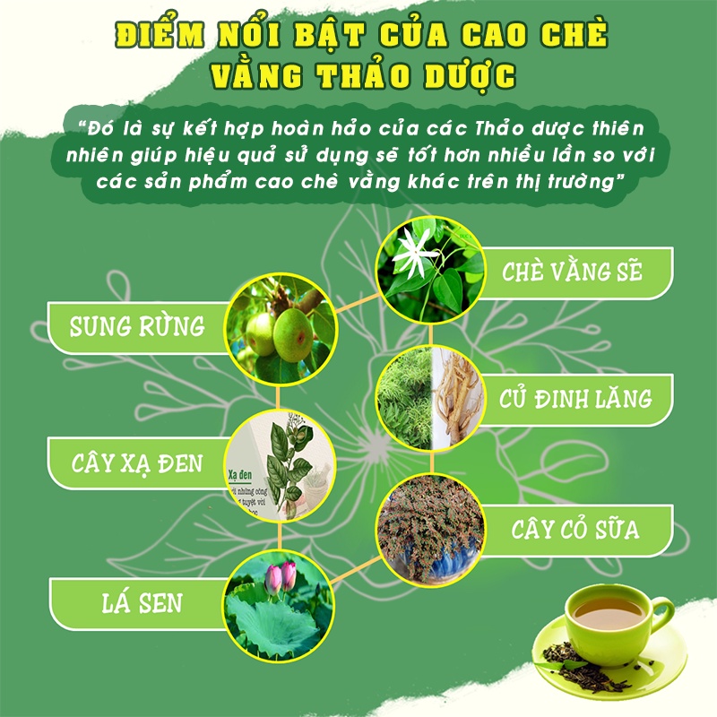 Cao Chè Vằng Lợi Sữa Hộp 500gr - Giúp lợi sữa, cải thiện chất lượng sữa và giảm cân hiệu quả cho mẹ sau sinh