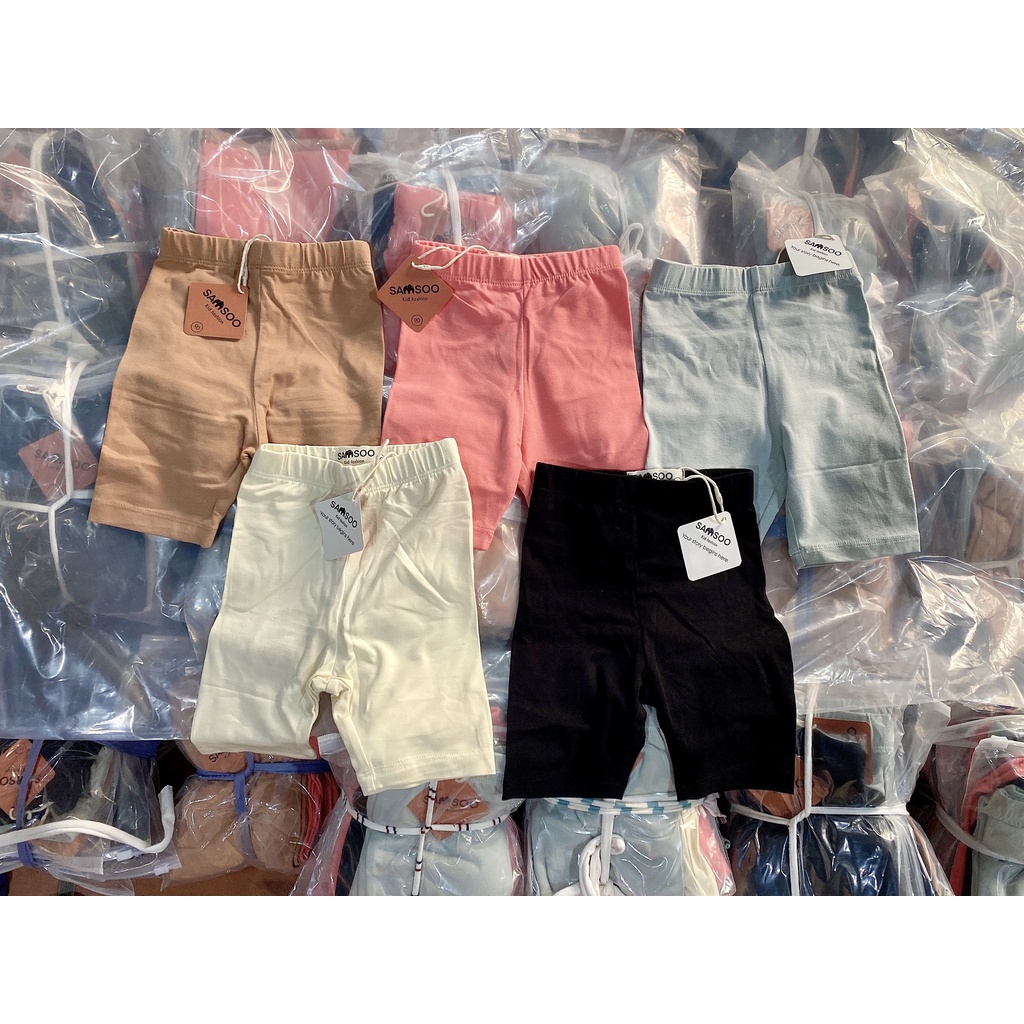 Set 3 quần legging lửng bé gái - trẻ em