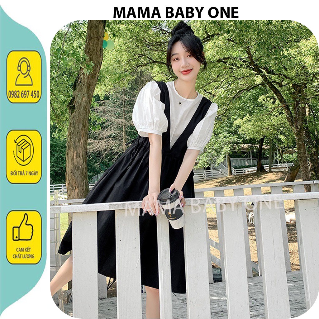 V295 VÁY BẦU MÙA HÈ ĐẸP, DỰ TIỆC, SANG CHẢNH-ĐẦM BẦU BABAYDOLL CÔNG SỞ SUÔNG SÉT YẾM LIỀN VẢI ĐŨI HÀN CỰC XINH GIÁ RẺ