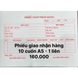 In phiếu giao nhận hàng theo yêu cầu
