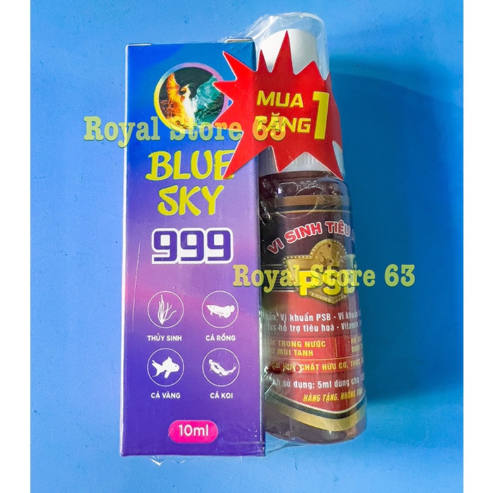 Blue Sky 999 10ml Tặng Kèm 1 Chai Psb Vi Sinh Cho Bể Cá Cảnh