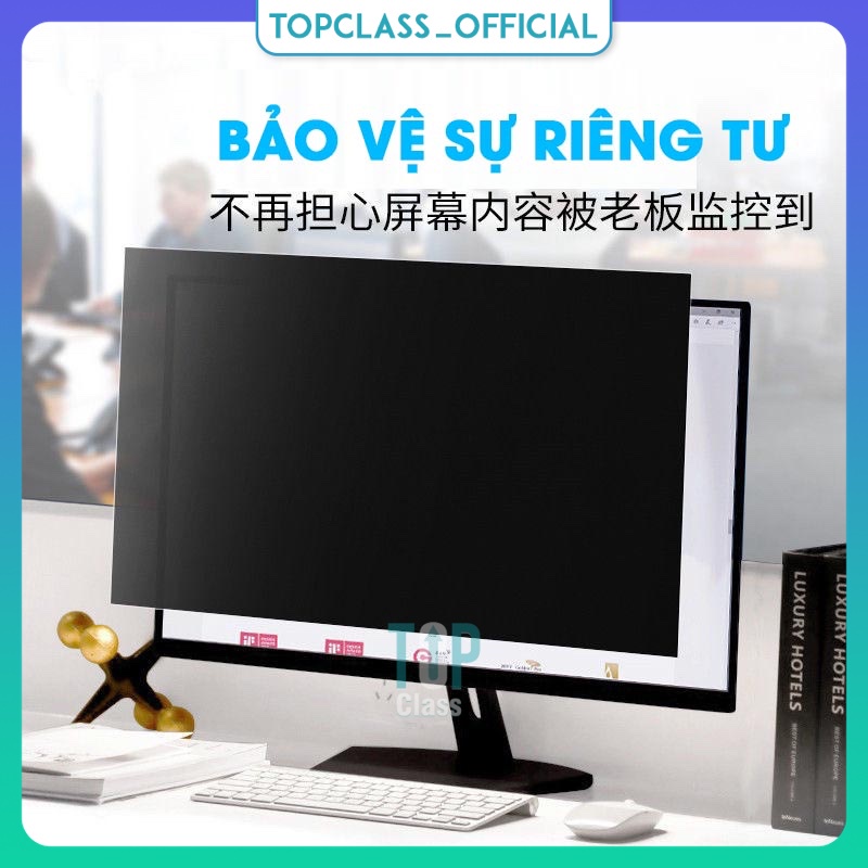 Miếng Dán Màn Hình Chống Nhìn Trộm Cho Màn Hình Máy Tính Để Bàn PC Có Thể Tháo Rời