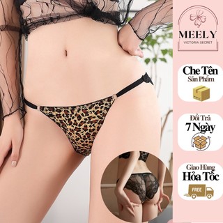 Quần Lót Lọt Khe Nữ Siêu Sexy Cao Cấp Nâng Mông Quần Chip Họa Tiết Báo, Su Co Giãn Tốt Thiết Kế 2 Dây Panther - 8823